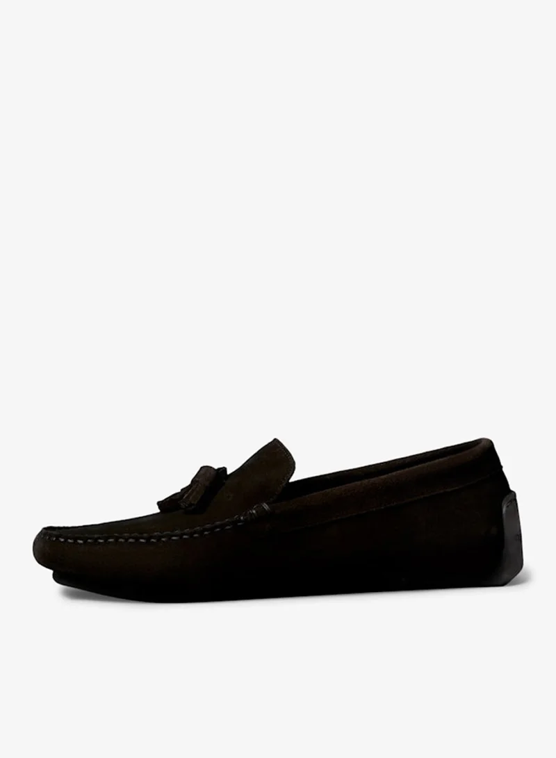 CALVIN KLEIN Suede Moccasin Driving Shoes